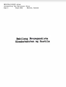 Dakilang Propagandista Kinakatakutan ng Kastila